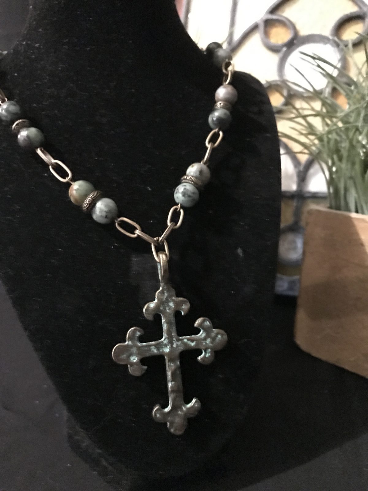 Antique Bronze Cross